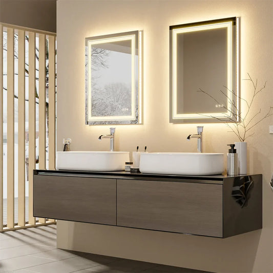Miroir LED à double lumière S44fe2bcca8454d6498b766c99ee60b8bz
