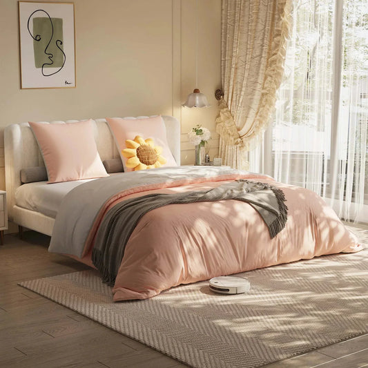 4 Piece Bedding Set for Kids and Adults - Duvet Cover, Sheets and 2 Pillowcases