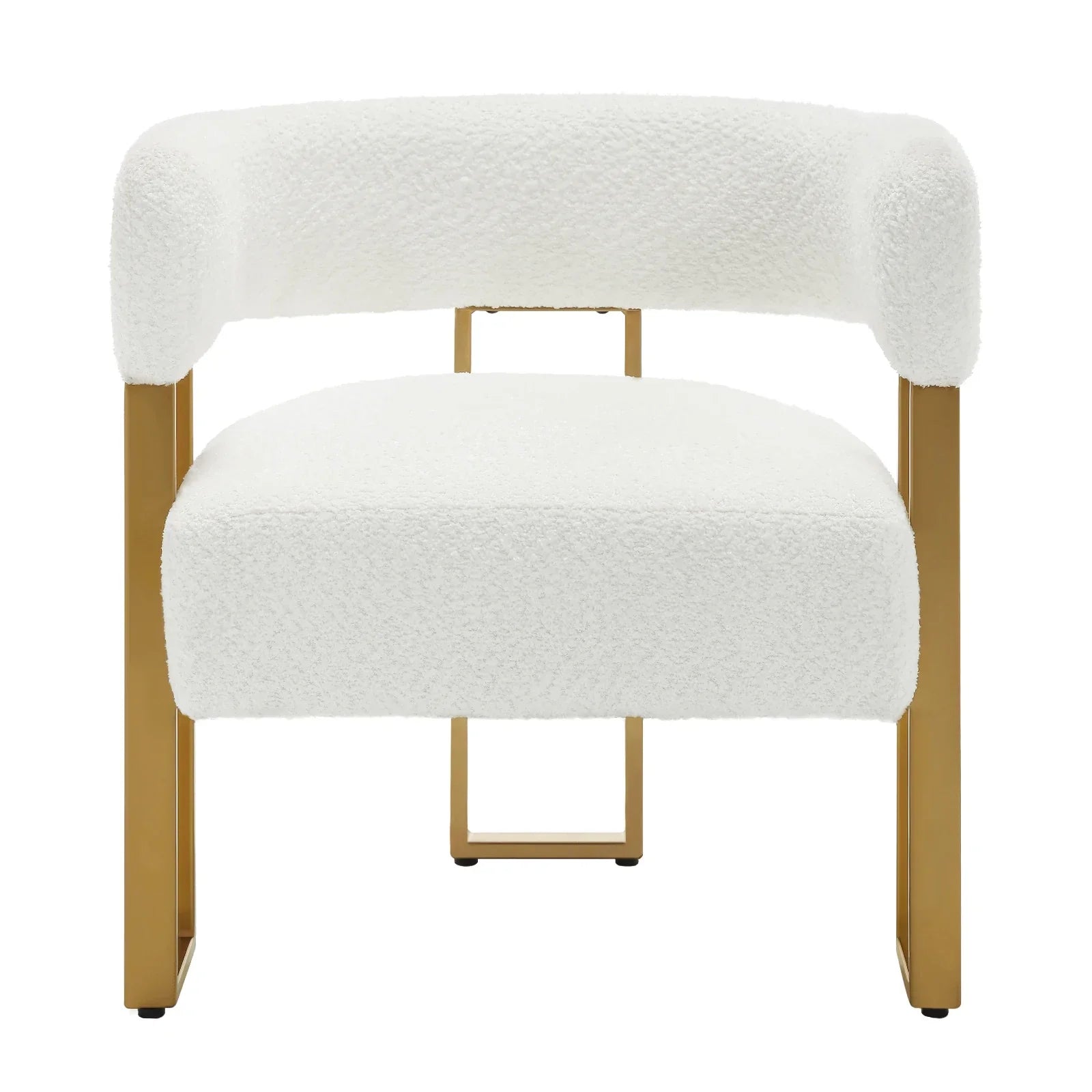 Fauteuil design en velours or & blanc S55dbb5debc6545538bcf82f09ddf47a9O