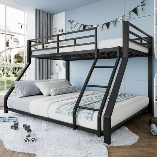 Lit Superposé Métal Noir 90x200 - Garde-Corps Échelle Certifié EN747 Sab443ab2642547739281f5ade12887bfZ