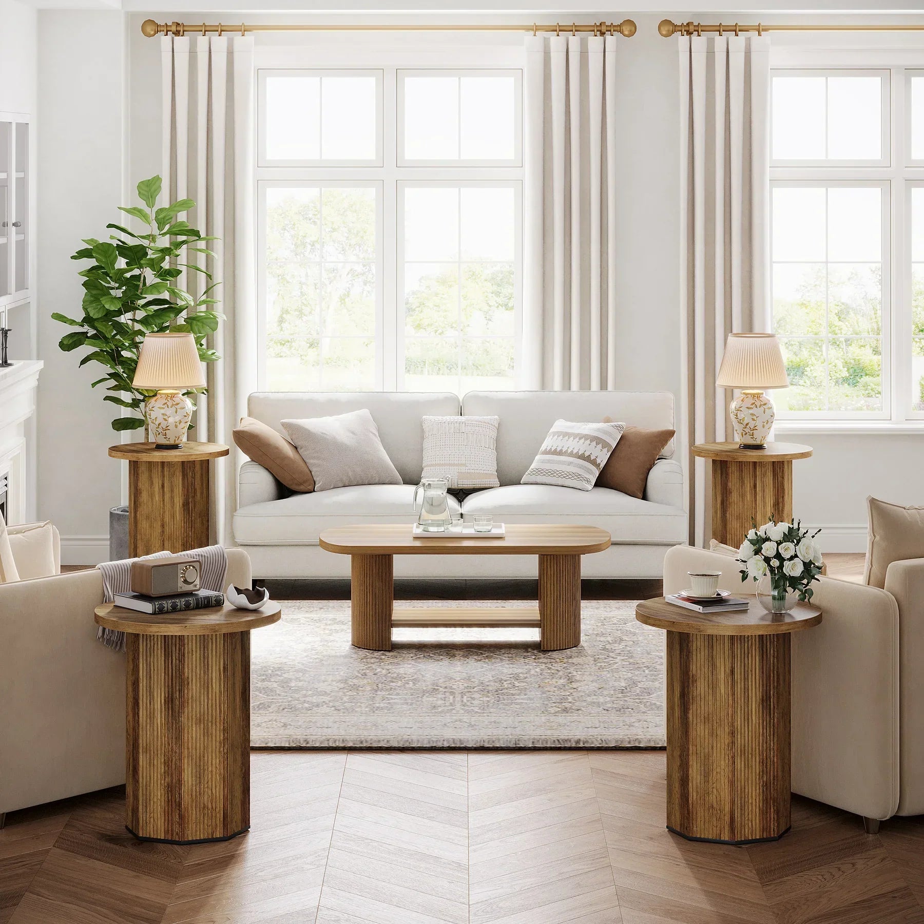 Table d'Appoint Ronde design- dcor 