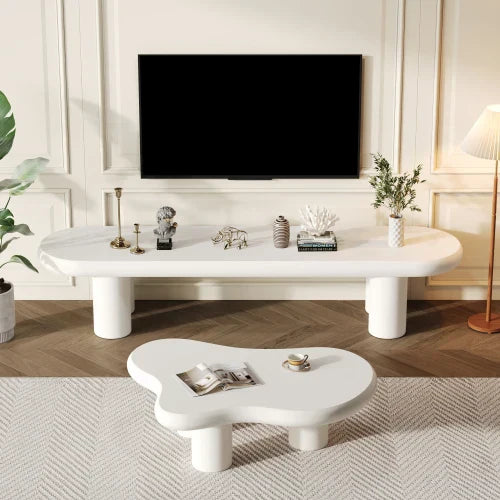 Ensemble meuble TV & table basse Nuage - Design Moderne 