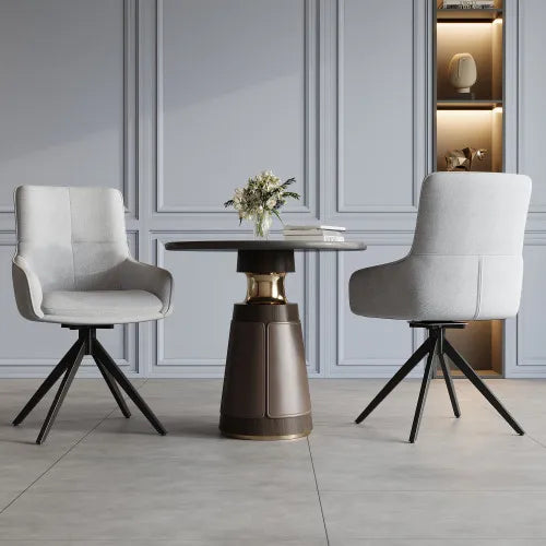 Chaises Salle à Manger ×2/4/6 Pivotantes - Assise Renforcée 